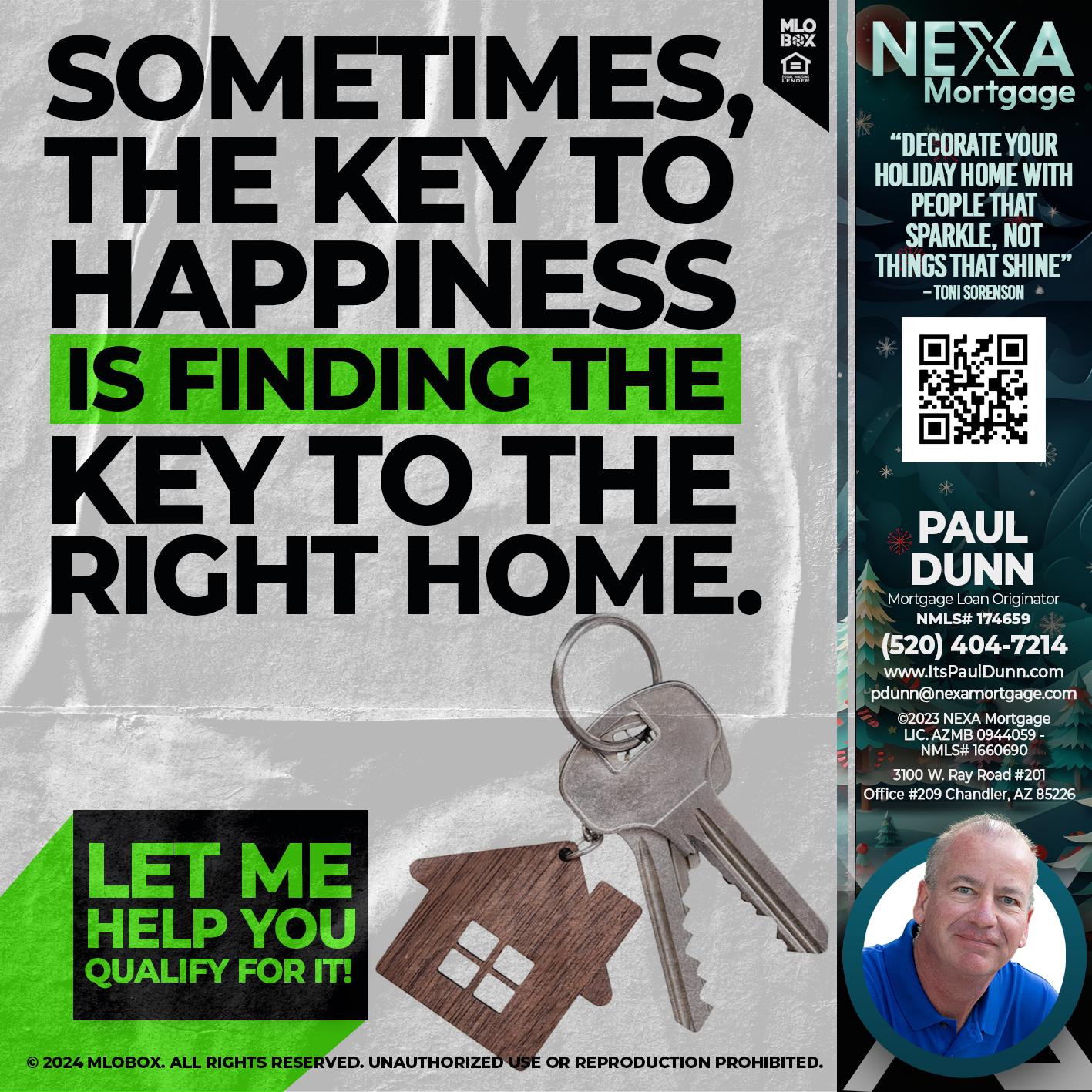 SOMETIMES - Paul Dunn -Certified Mortgage Advisor