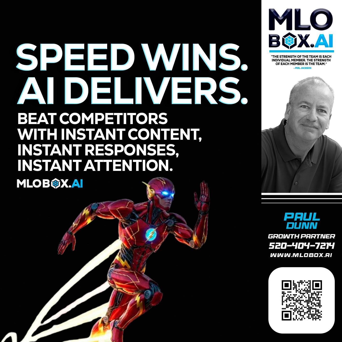 SPEED WINS - Paul Dunn -Certified Mortgage Advisor