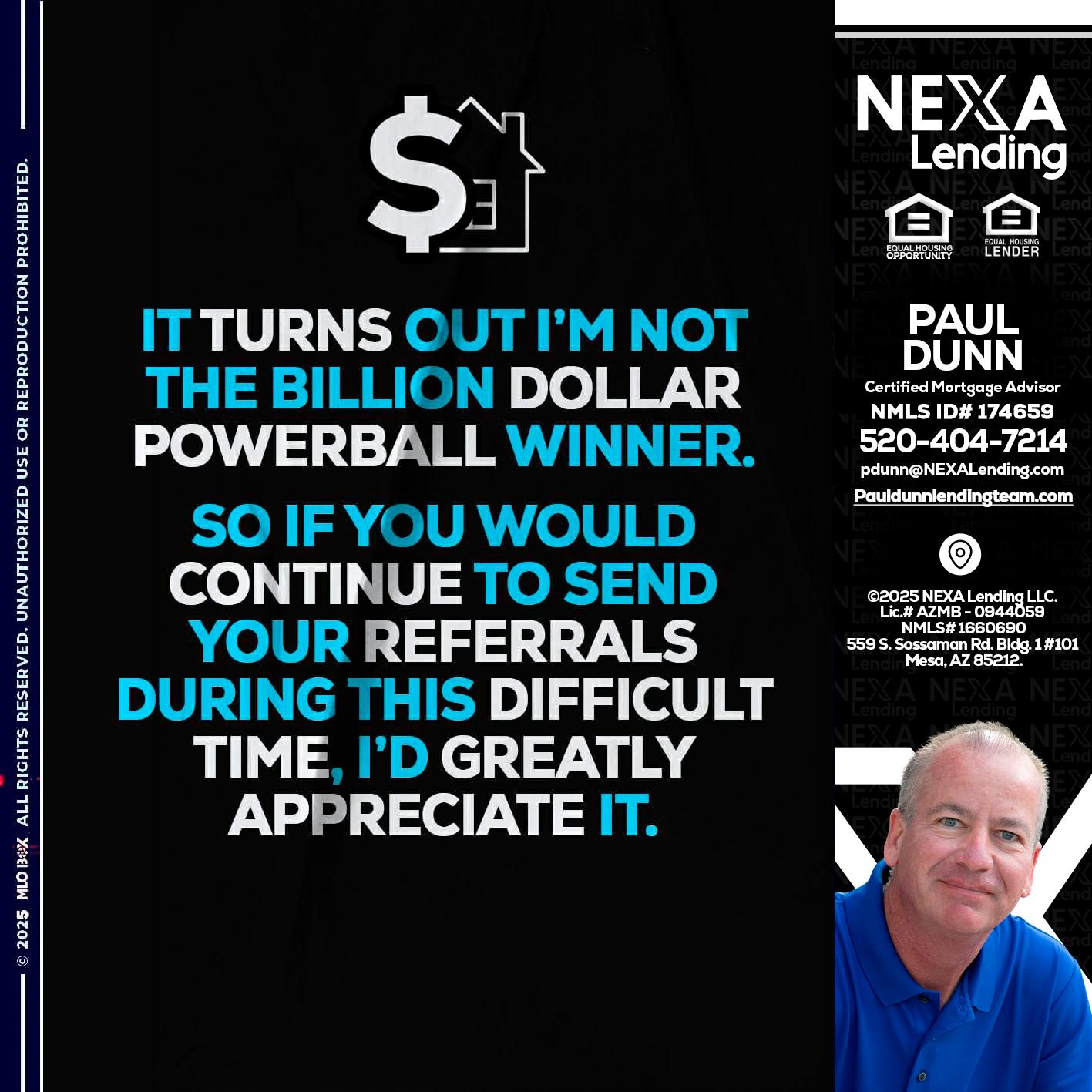 IT TURNS - Paul Dunn -Certified Mortgage Advisor