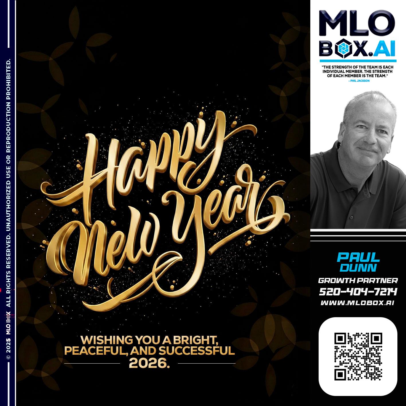 HAPPY NEW YEAR - Paul Dunn -Certified Mortgage Advisor