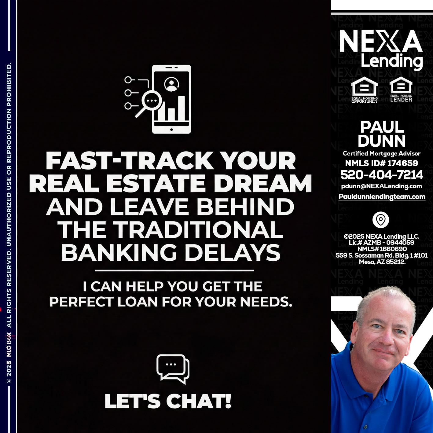 FAST TRACK - Paul Dunn -Certified Mortgage Advisor