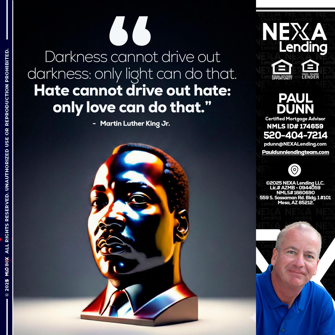 MLK 2026 - Paul Dunn -Certified Mortgage Advisor