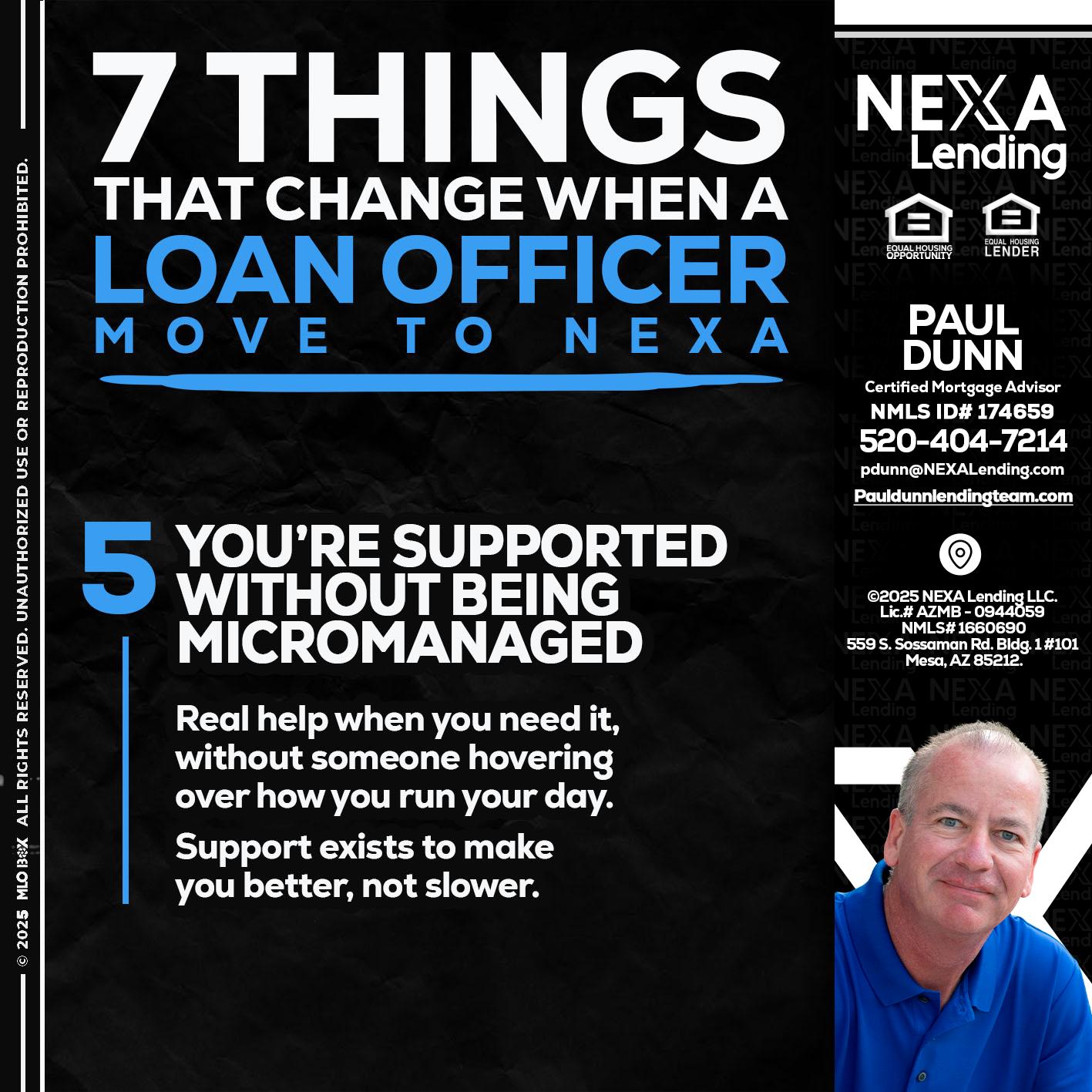 7 THINGS (5) - Paul Dunn -Certified Mortgage Advisor