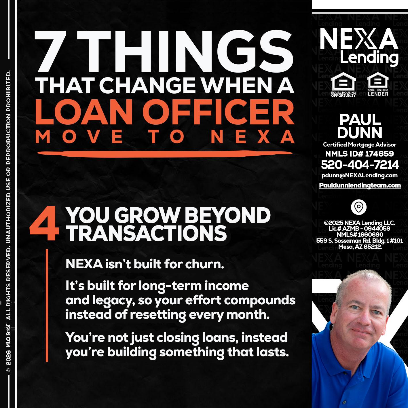 7 THINGS (4) - Paul Dunn -Certified Mortgage Advisor