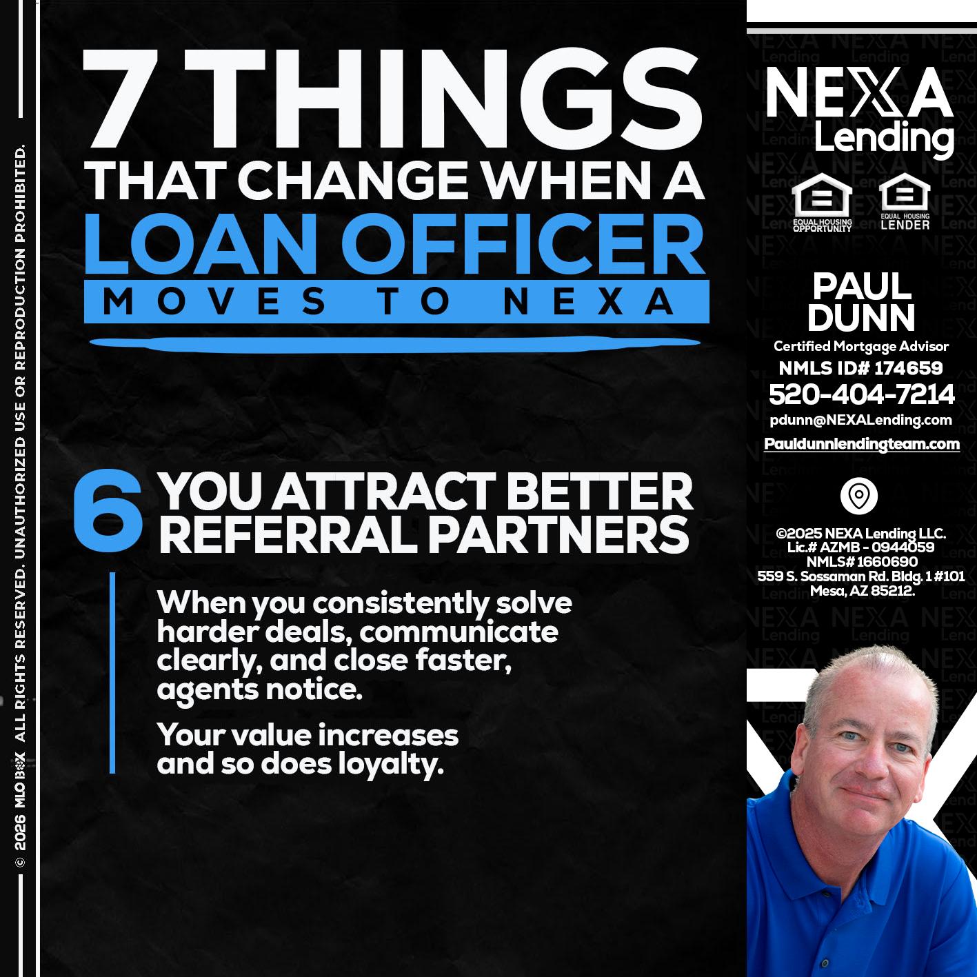 7 THINGS (6) - Paul Dunn -Certified Mortgage Advisor