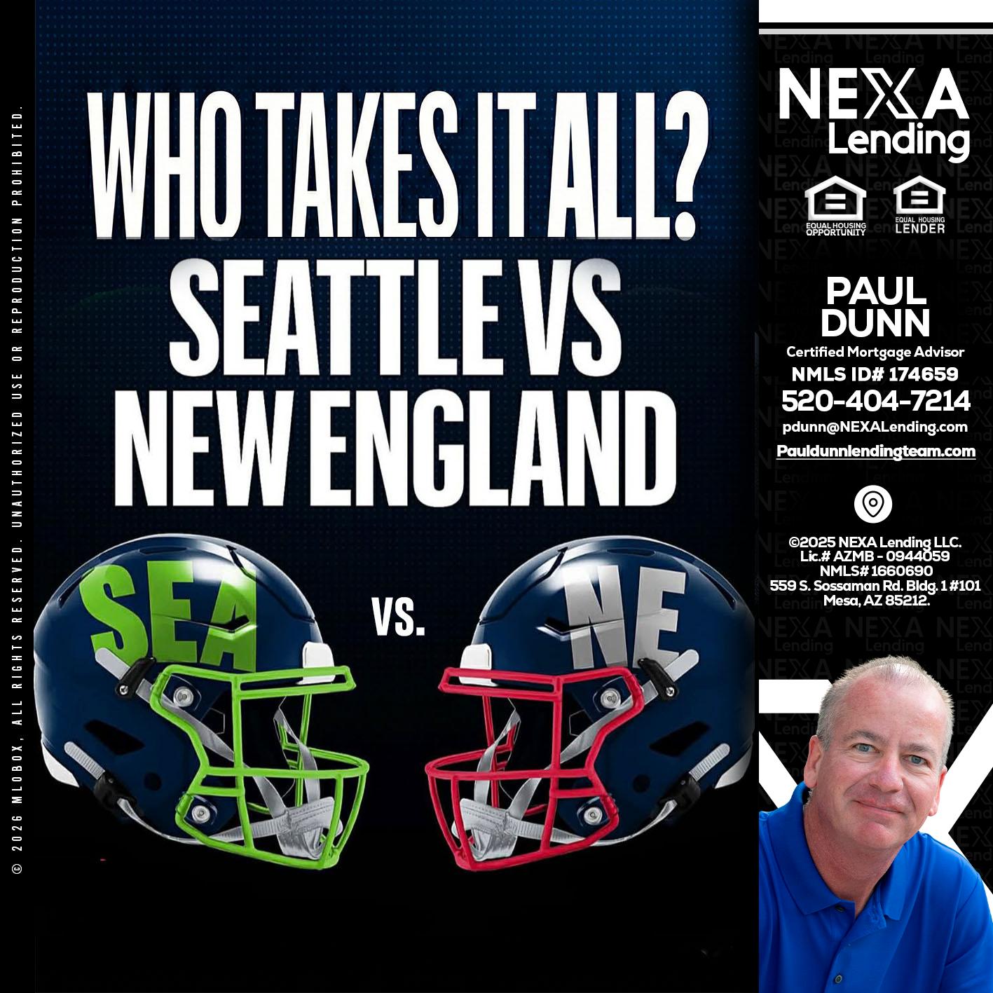 WHO TAKE IT ALL? - Paul Dunn -Certified Mortgage Advisor