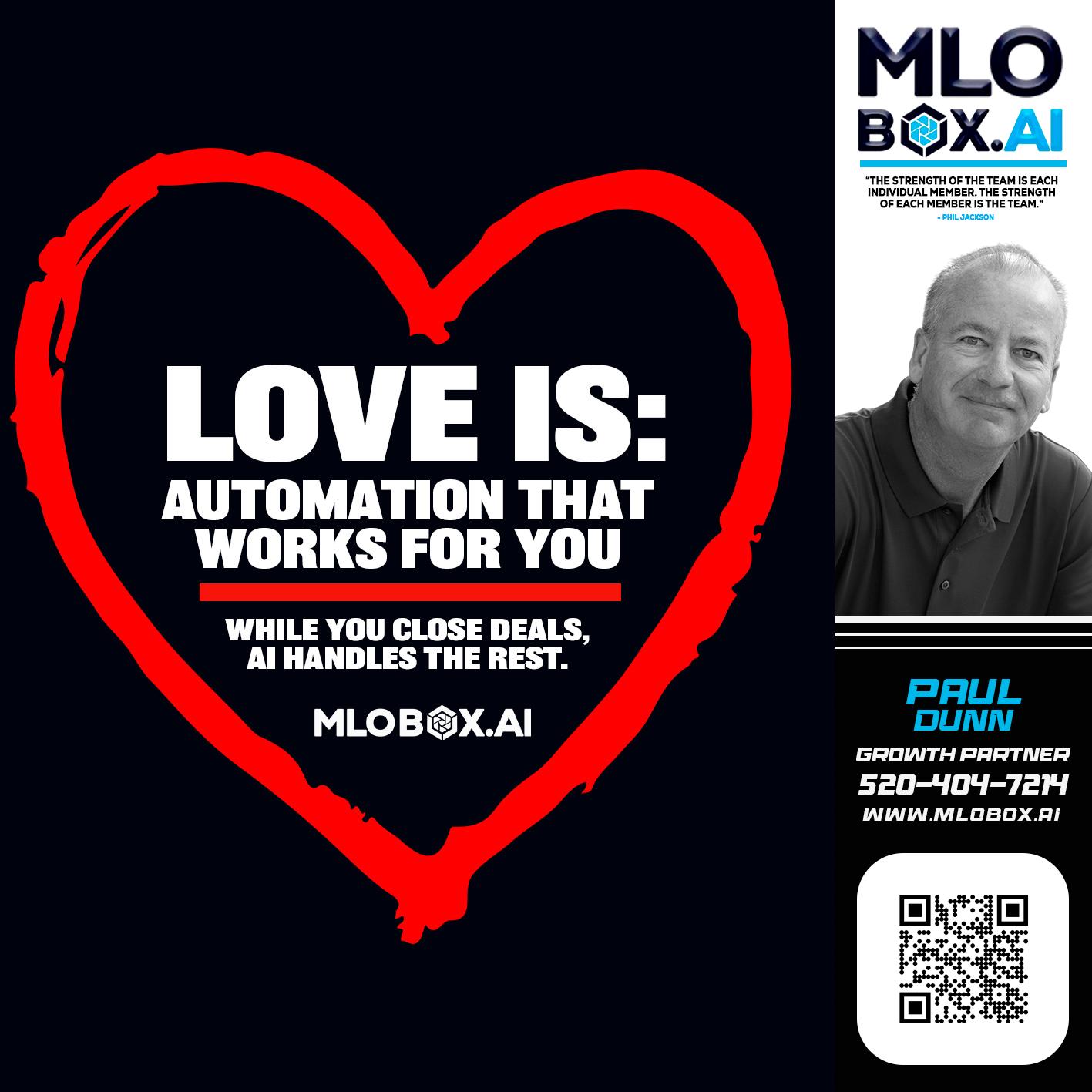 love is - Paul Dunn -Certified Mortgage Advisor