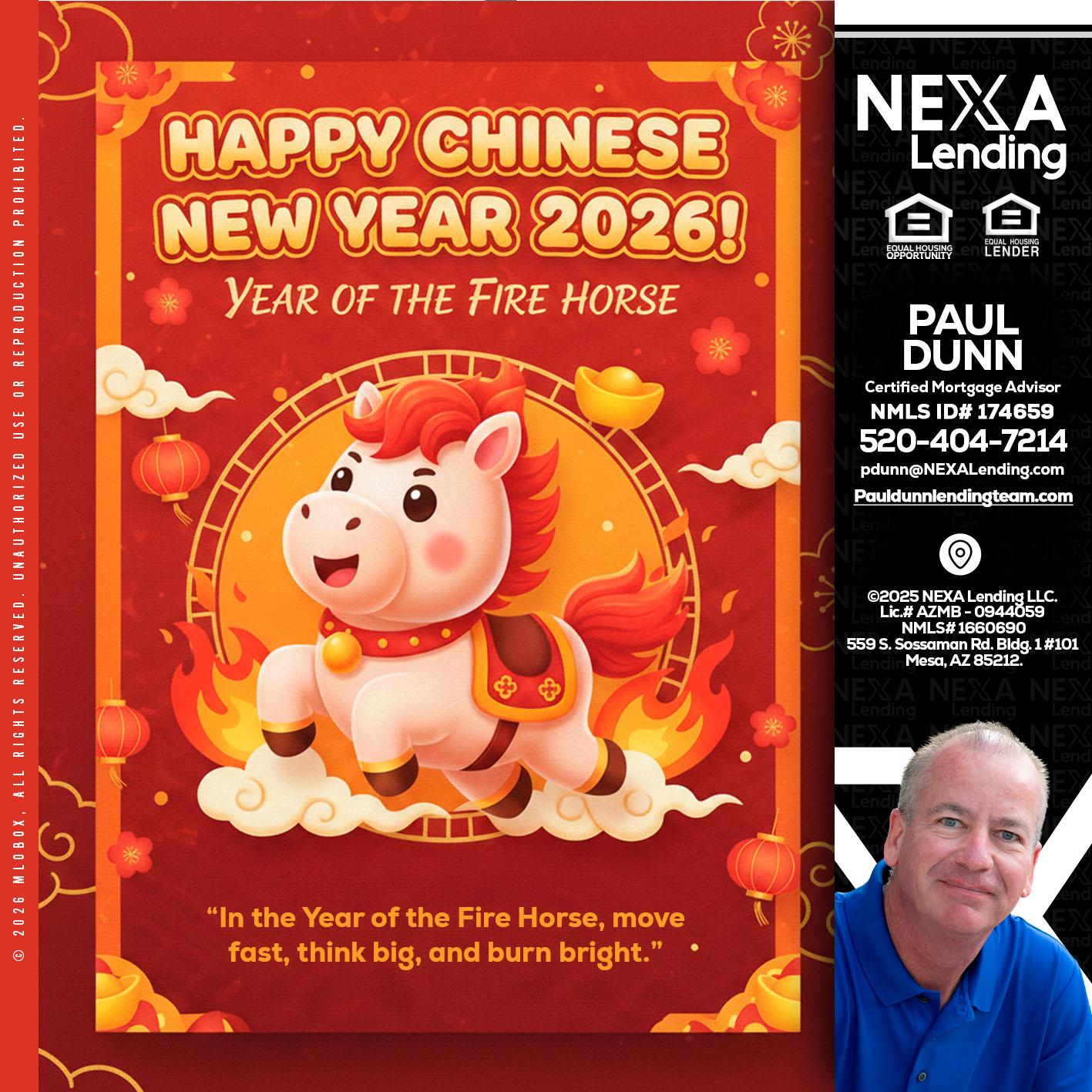 happy Chinese new year - Paul Dunn -Certified Mortgage Advisor