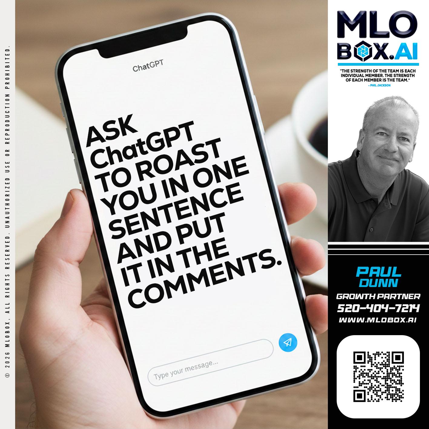 ASK CHAT GPT - Paul Dunn -Certified Mortgage Advisor