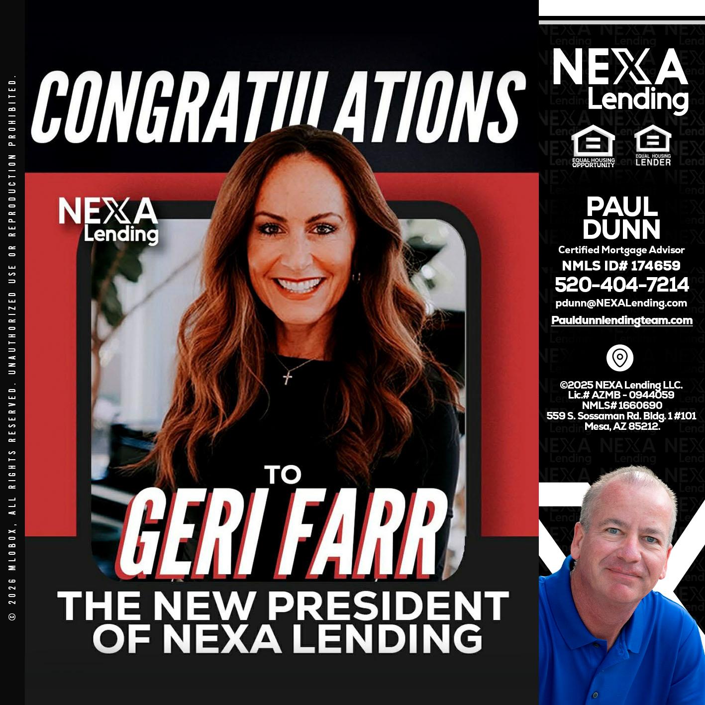 CONGRATULATIONS - Paul Dunn -Certified Mortgage Advisor