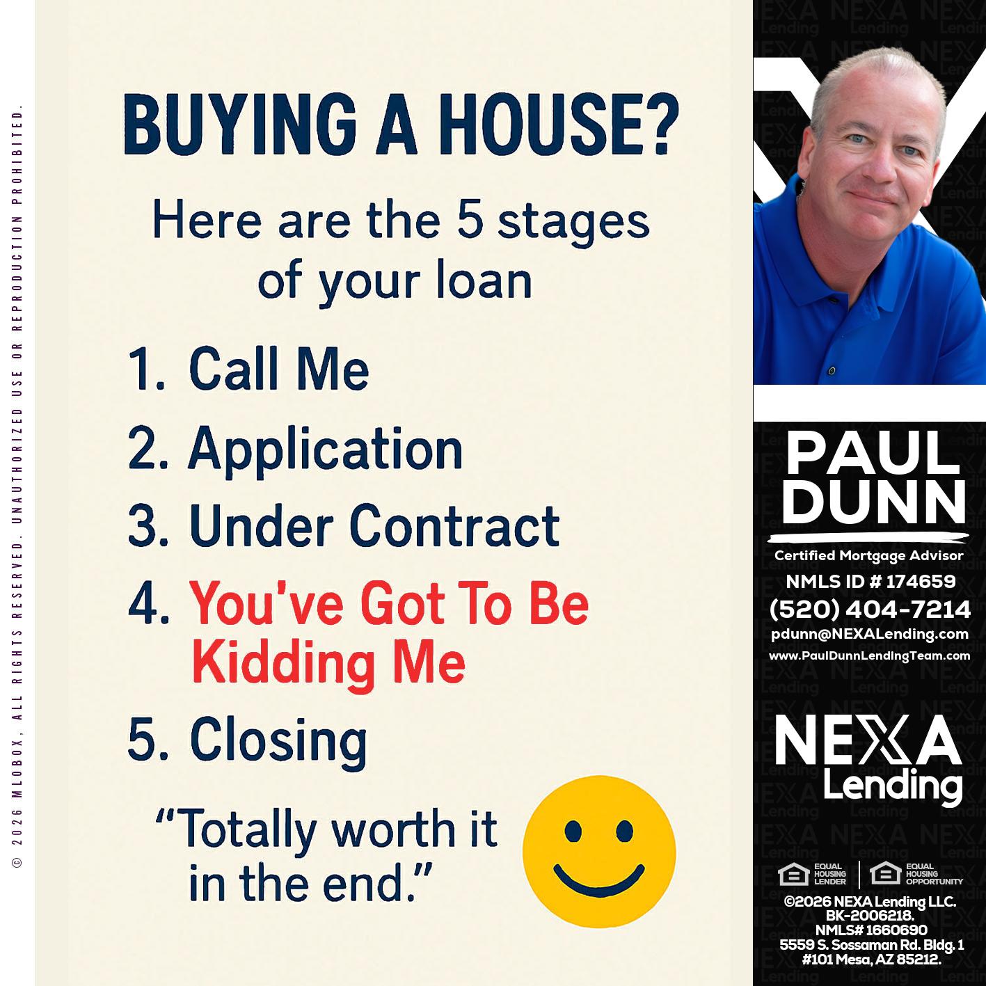 BUYING A HOUSE - Paul Dunn -Certified Mortgage Advisor