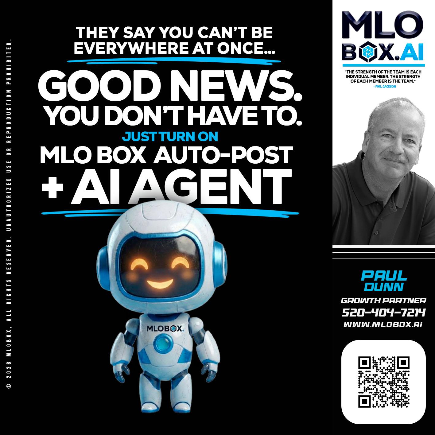 GOOD NEWS - Paul Dunn -Certified Mortgage Advisor