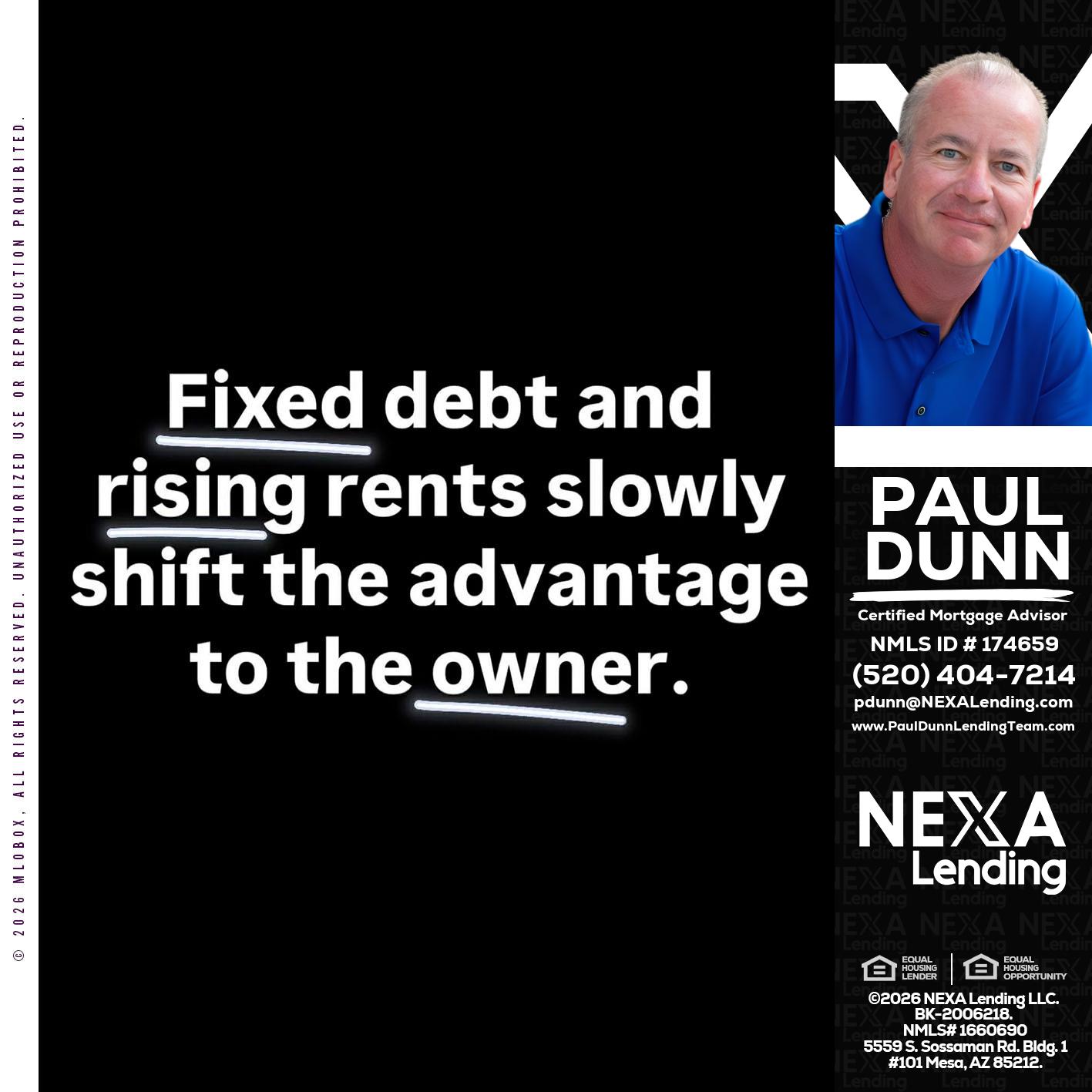 FIXED DEBT - Paul Dunn -Certified Mortgage Advisor