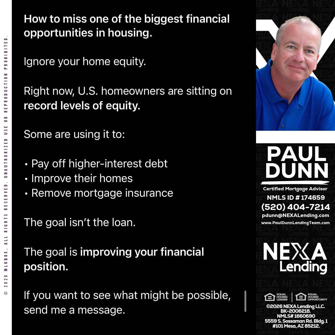 how to miss - Paul Dunn -Certified Mortgage Advisor