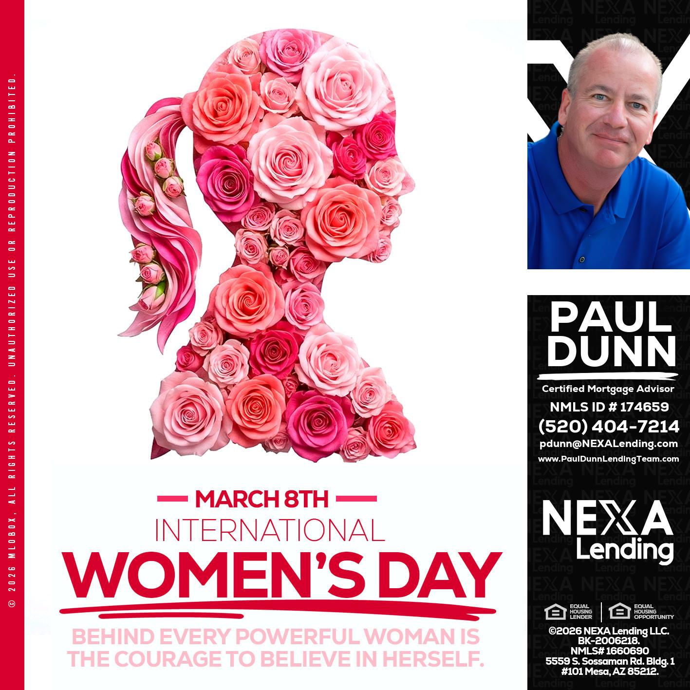 MARCH 8TH - Paul Dunn -Certified Mortgage Advisor