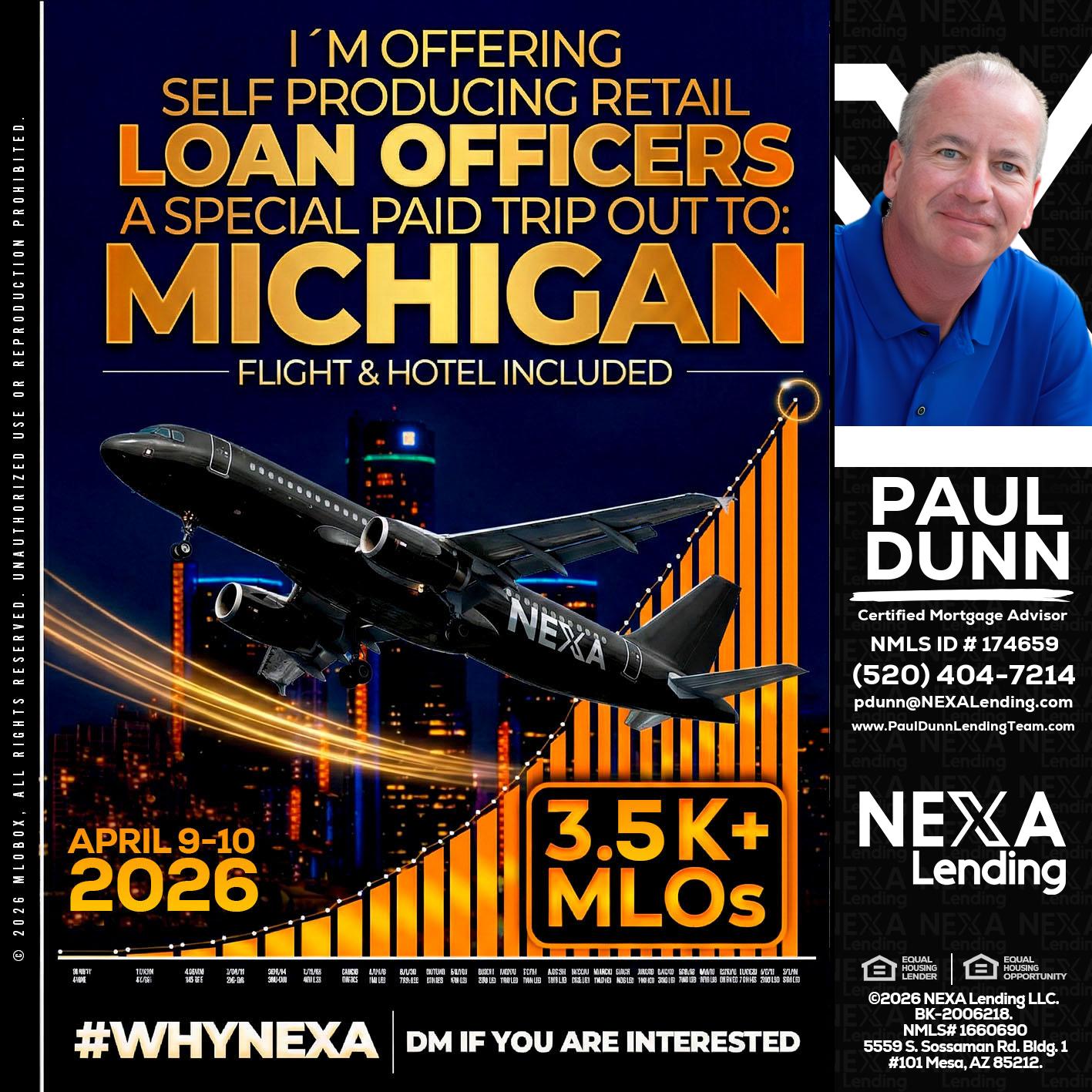 3.5K - Paul Dunn -Certified Mortgage Advisor