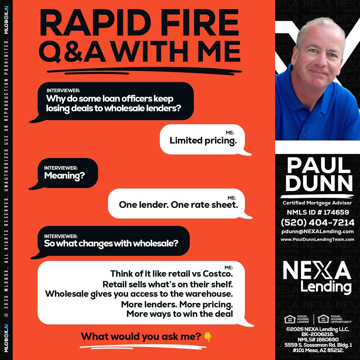 Q&A - Paul Dunn -Certified Mortgage Advisor