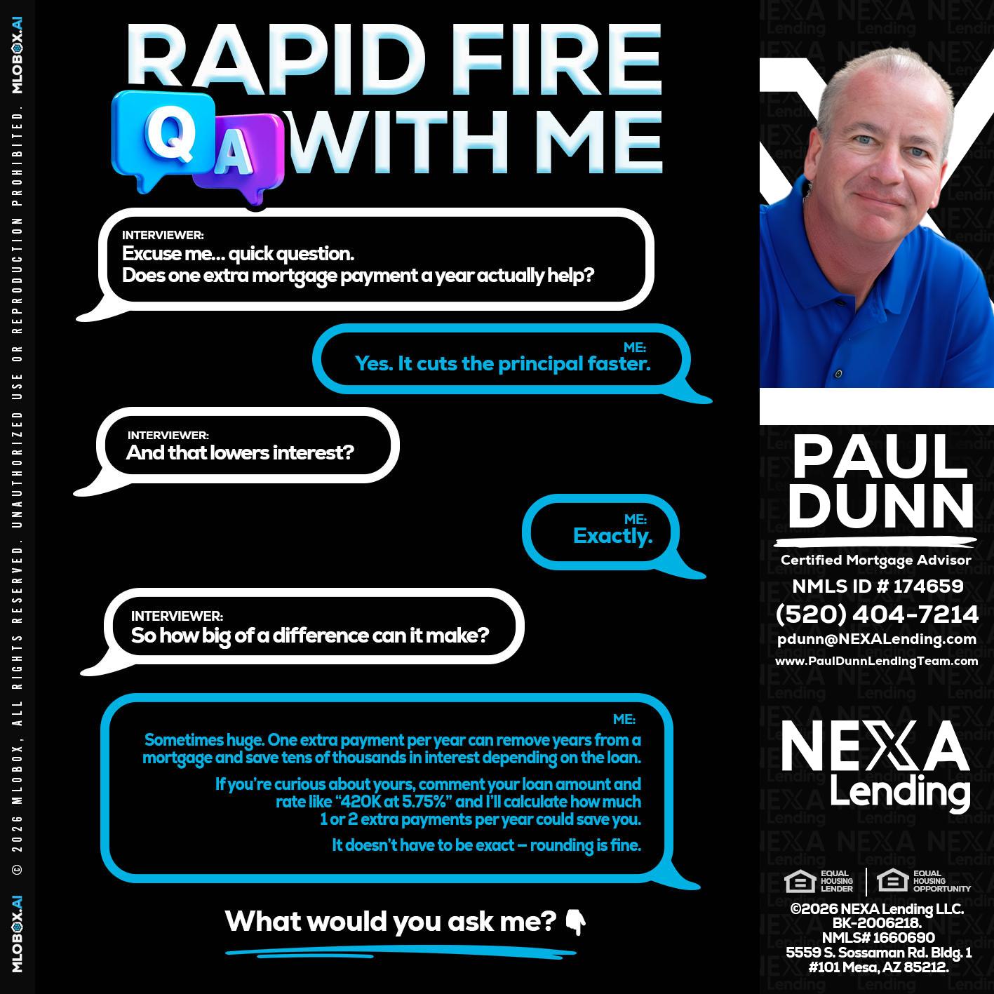 RAPID Q&A - Paul Dunn -Certified Mortgage Advisor
