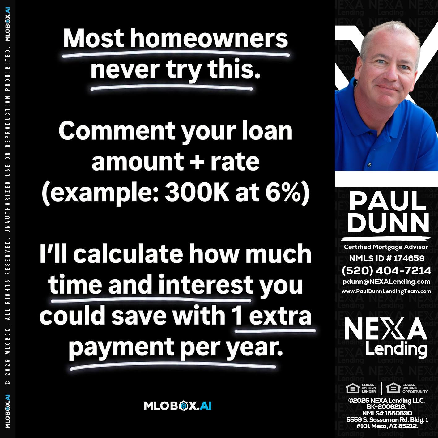 most owners - Paul Dunn -Certified Mortgage Advisor