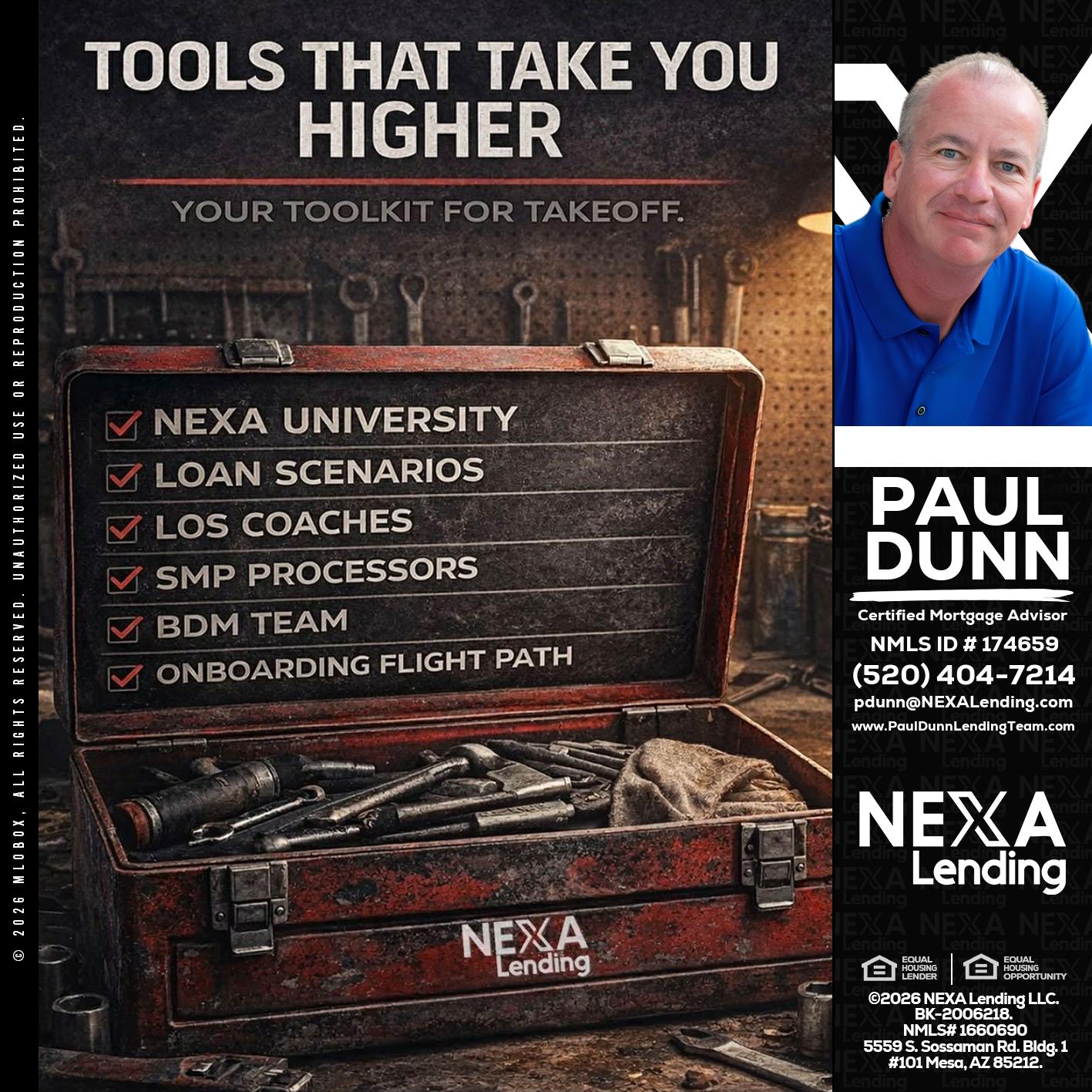 TOOLS THAT - Paul Dunn -Certified Mortgage Advisor