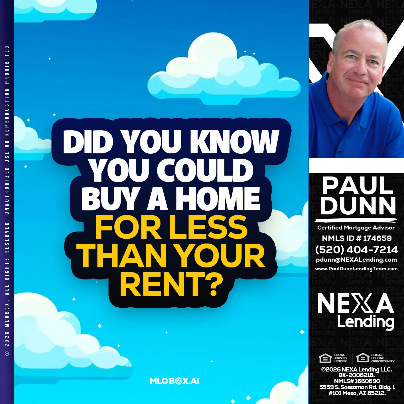DID YOU KNOW - Paul Dunn -Certified Mortgage Advisor