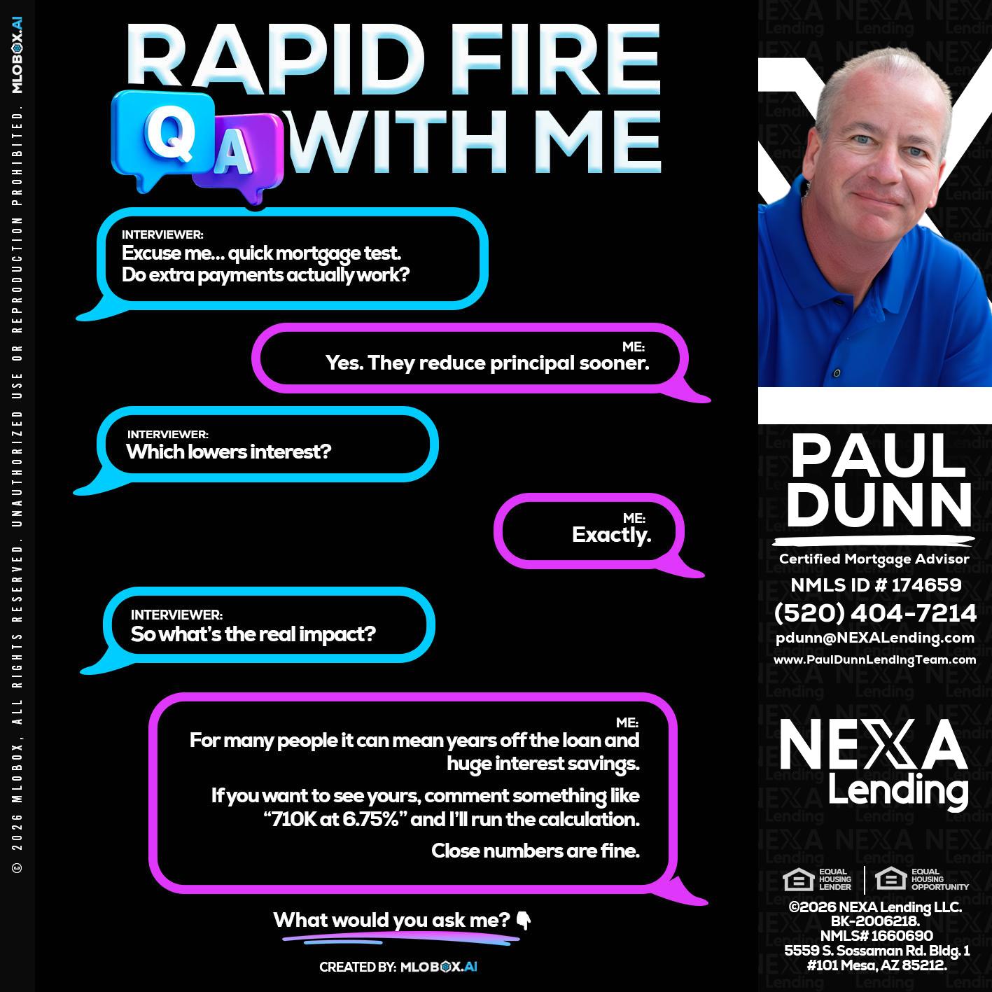 RAPID QA - Paul Dunn -Certified Mortgage Advisor