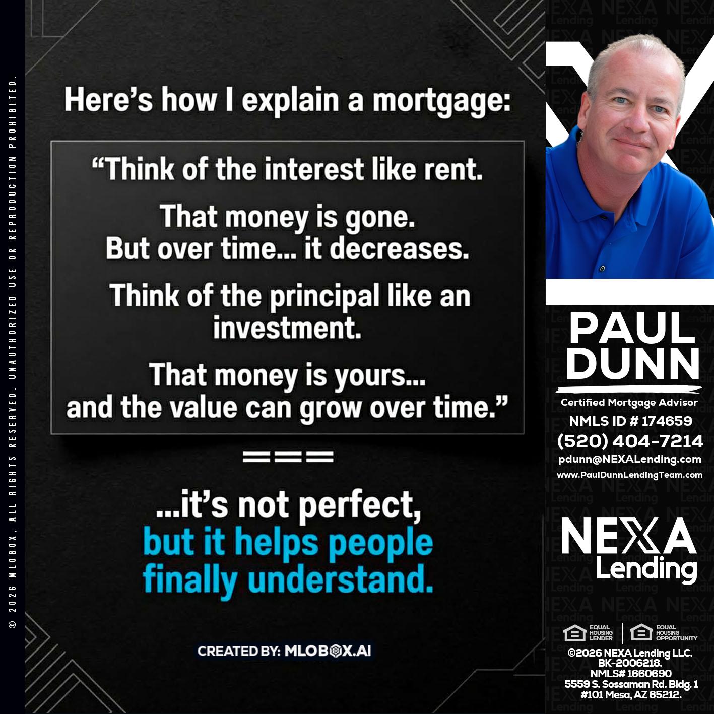 HERES NOW - Paul Dunn -Certified Mortgage Advisor