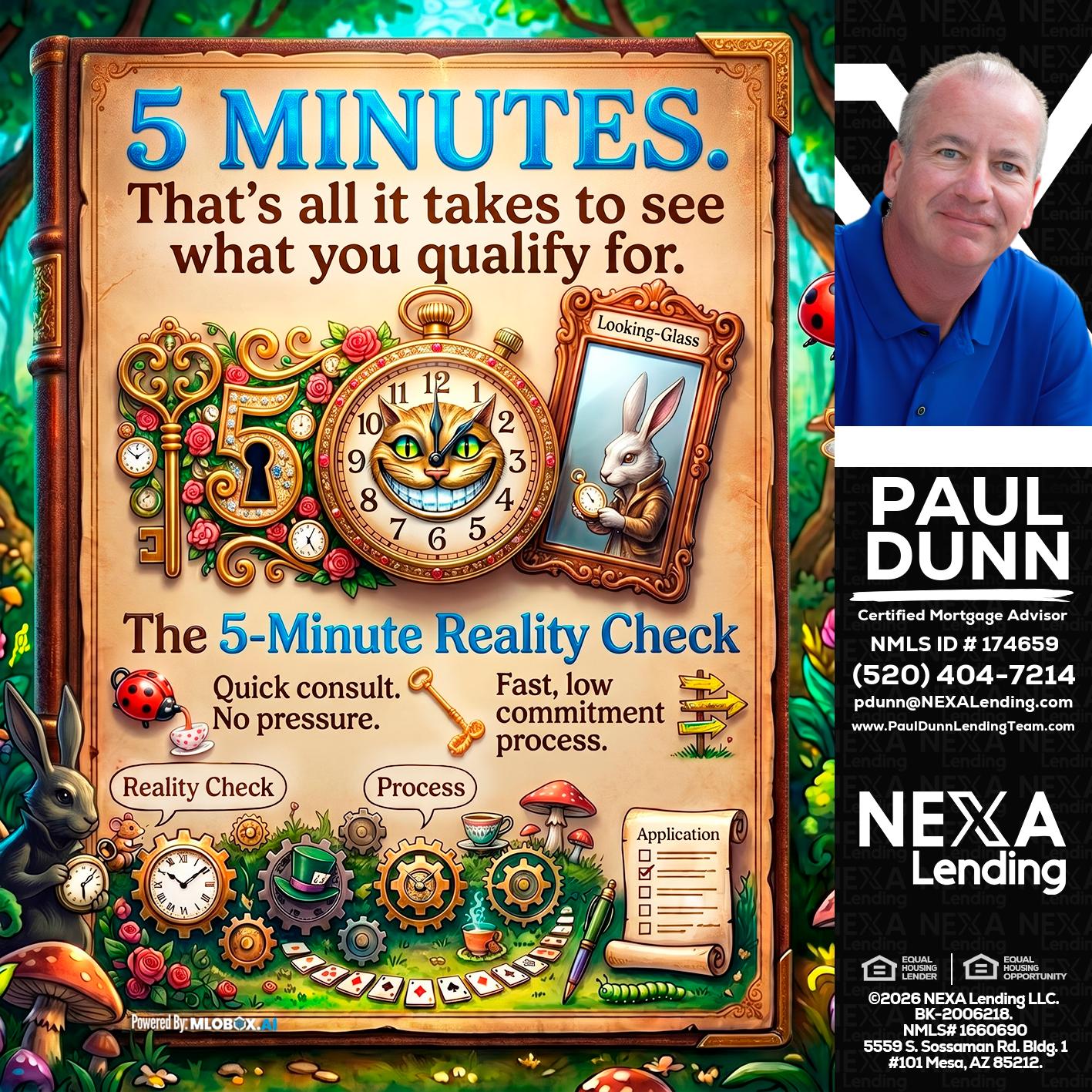 Reality Check! - Paul Dunn -Certified Mortgage Advisor