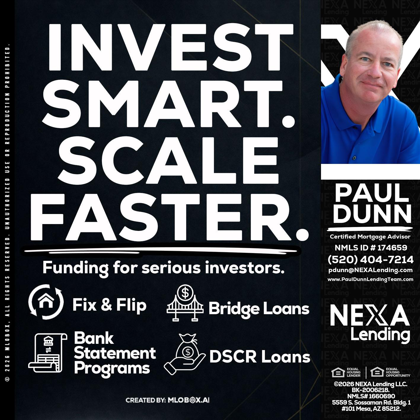 INVEST SMART - Paul Dunn -Certified Mortgage Advisor
