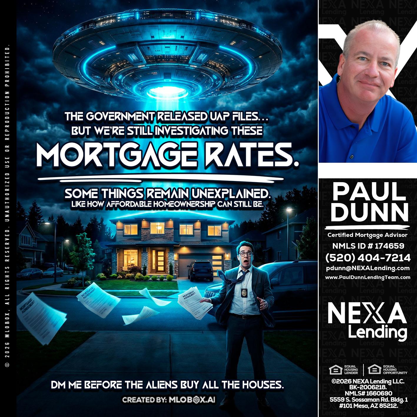 MORTGAGE RATES - Paul Dunn -Certified Mortgage Advisor