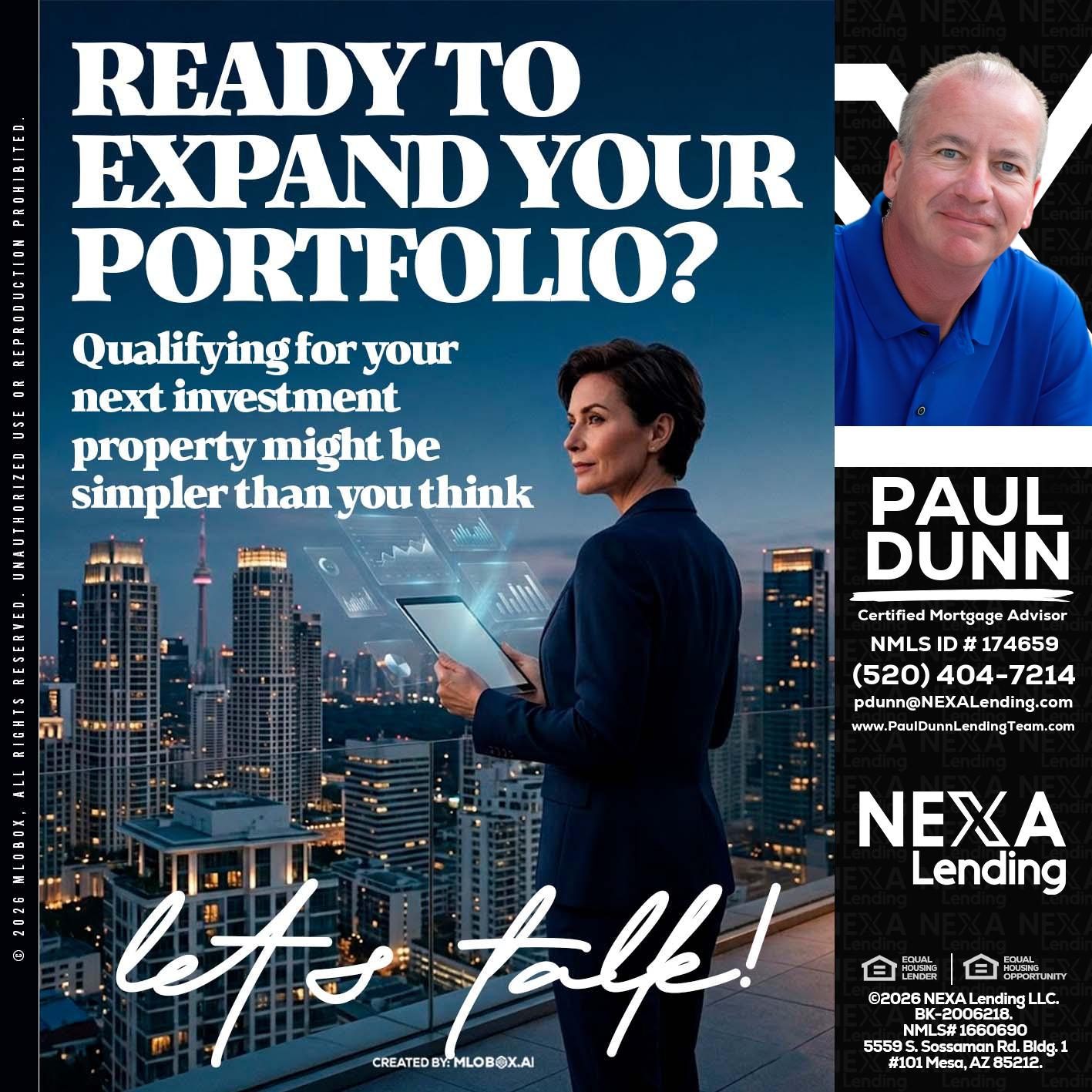 READY TO EXPAND - Paul Dunn -Certified Mortgage Advisor